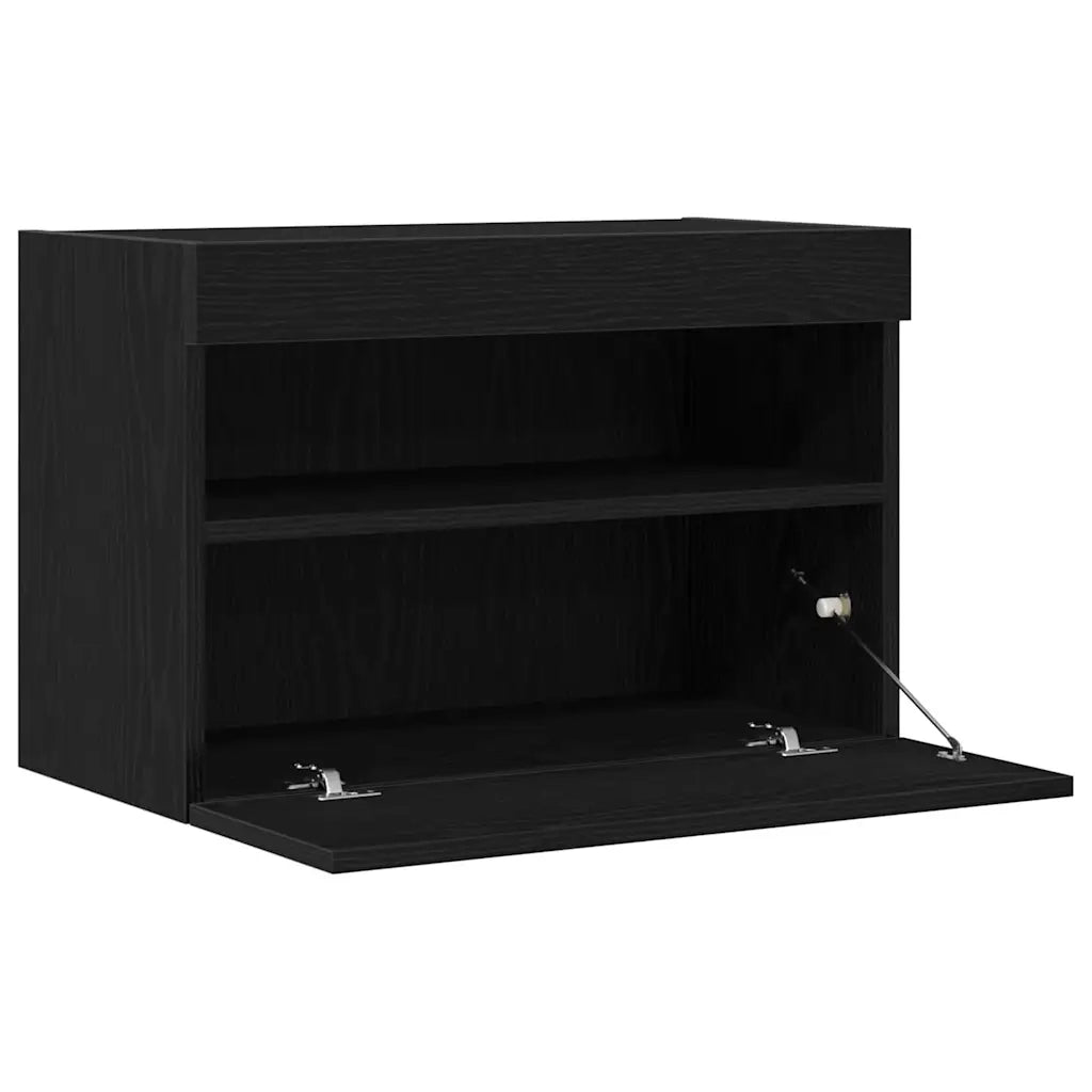 Mobile TV da parete-Mobile TV a Muro-Credenza TV Rovere nero 60 x 30 x 40 cm 998228