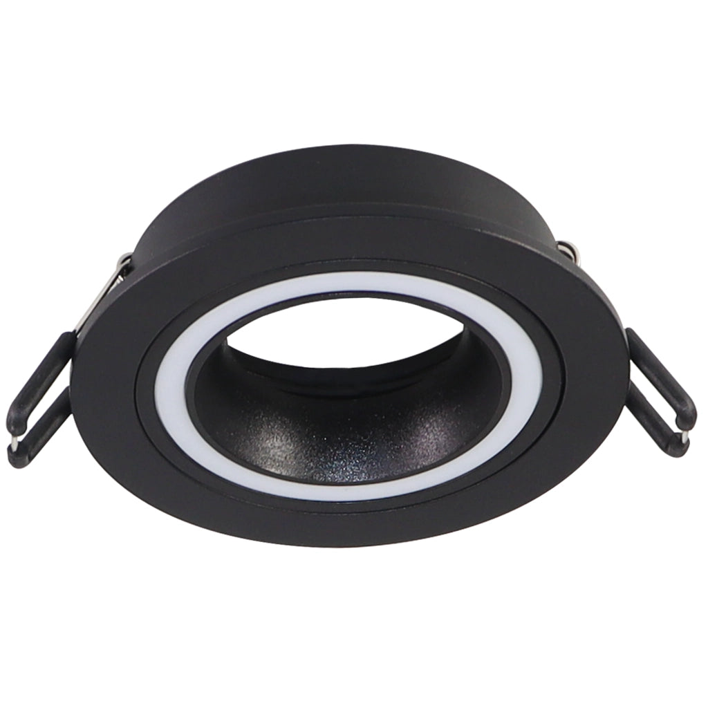 Faretto incasso rotondo nero GU10 Polux FALCO 323699