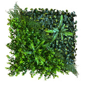 Pannelli Verde Verticale 50×50 cm Ultra-realistici e folti, per interno/esterno AGAVE - DRACENA - Eternal Parquet