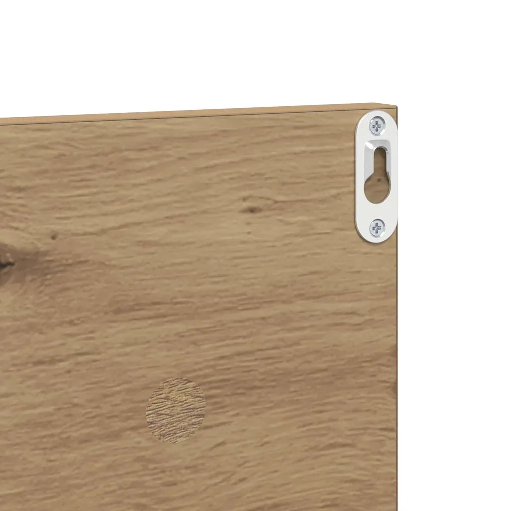 Scaffali da parete 4 pcs Rovere artigianale 80 x 11,5 x 18 cm