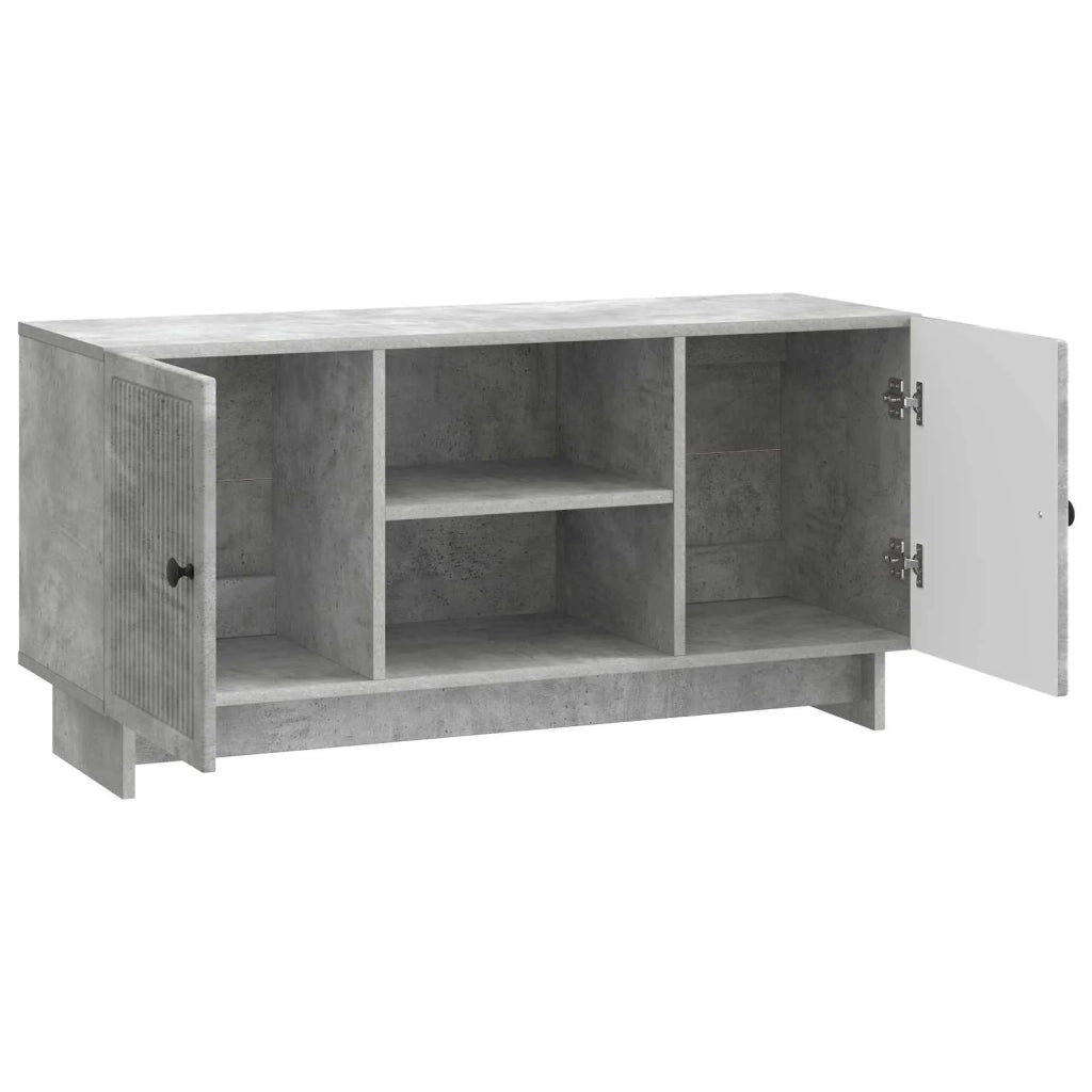 Mobile TV 102 x 34,5 x 50 cm Grigio Cemento