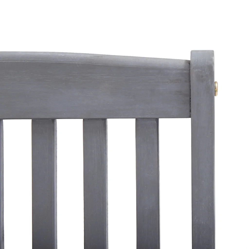 Sedie da Giardino Pieghevoli 2 pz in Legno Massello d'Acacia cod mxl 18380