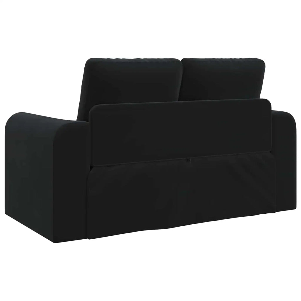 Divano letto Nero 148 x 71 x 83 cm Velluto 4106688