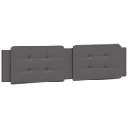 Cuscino Testiera Zadar Grigio 200 cm in Similpelle CFW3870696