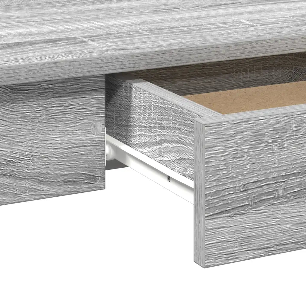 Scrivania Grigio Sonoma 100x45x75 cm in Legno Multistrato 860432