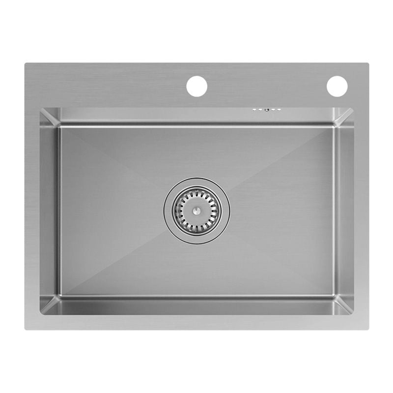Lavello In Acciaio Luke 110 Workstation Brush Nickel con rubinetto da cucina