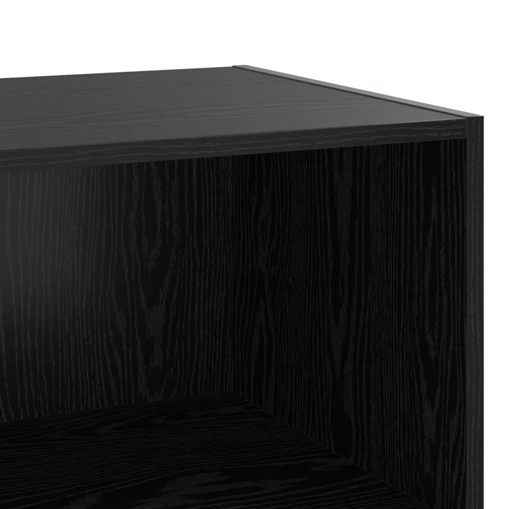 Credenza Rovere Nero 70 x 41 x 185 cm Legno ingegnerizzato 3443786