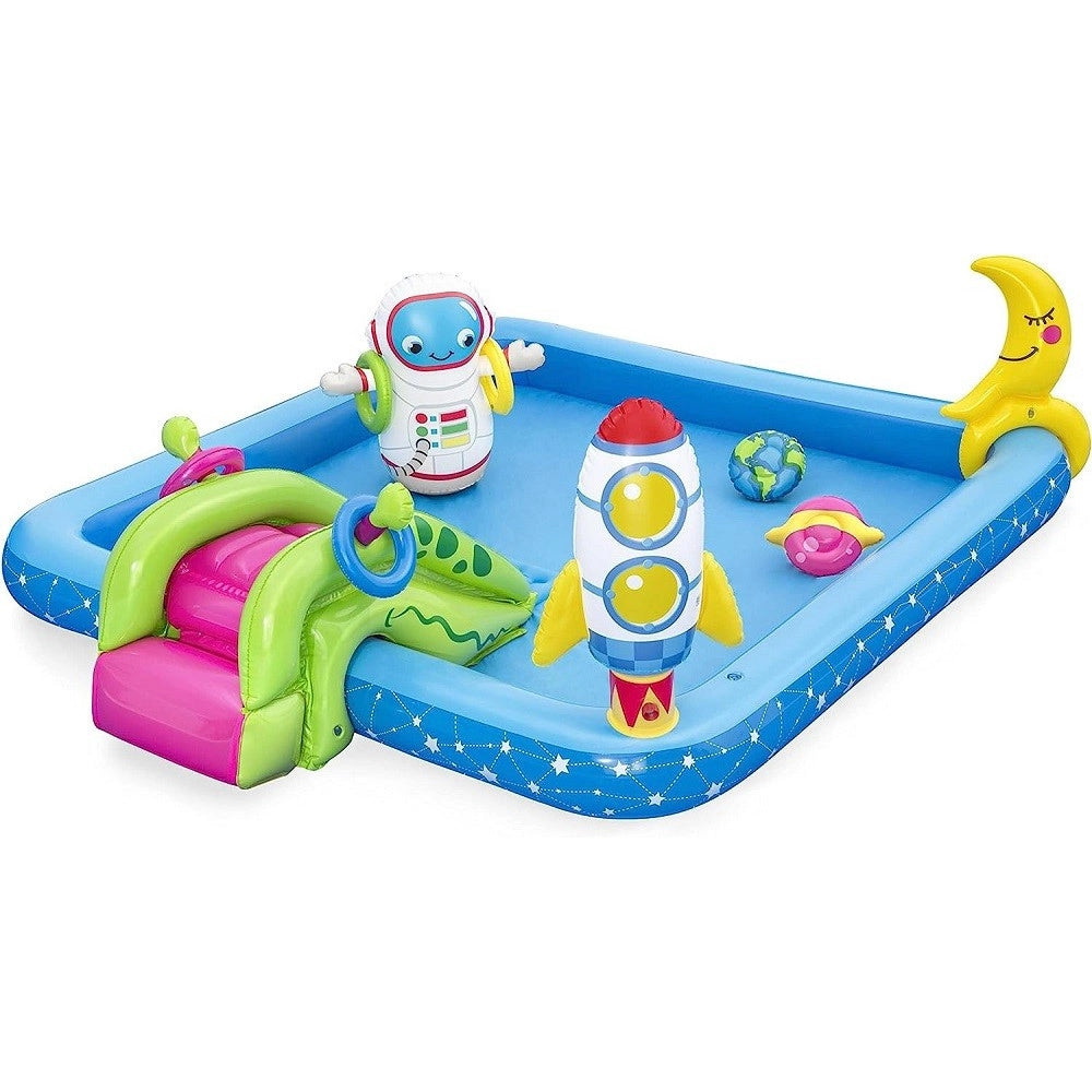 Trade Shop - Play Center Piccolo Astronauta Gonfiabile 228x206x84 Cm Piscina Giardino 53126 -
