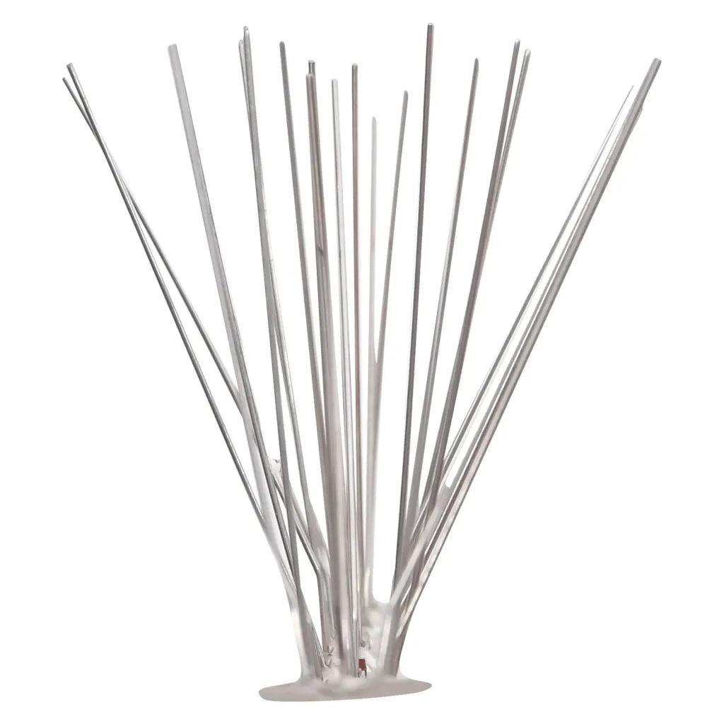 Set Dissuasori per Uccelli e Piccioni 40 pz Acciaio 5 File 20 m cod mxl 61505