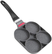 Pannino Frittatore Antiscivolo con Manico di Alluminio - Resistente al Fuoco - Resistente alle Scalfitture - Resistente alle Alte Temperature - Sostenibile - Piatto per Frittate