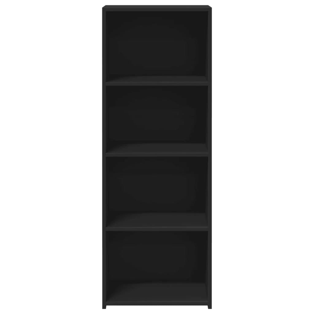 Buffet credenza cassettiera mobiletto mobile contenitore organizer cucina soggiorno salotto alto 45 x 41 x 124 cm legno ingegnerizzato nero 02_0034928