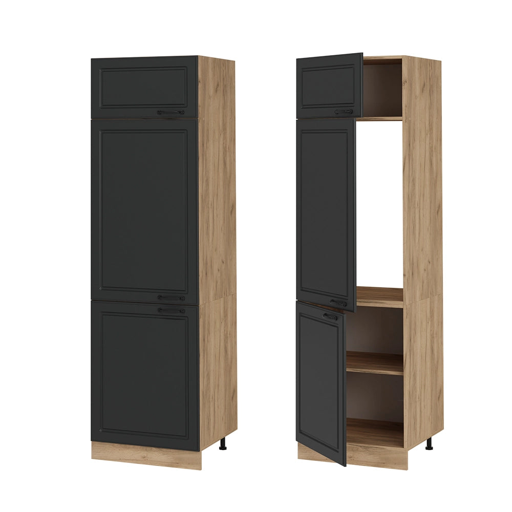 Vicco Armadio frigorifero Antracite casa di campagna 60 cm