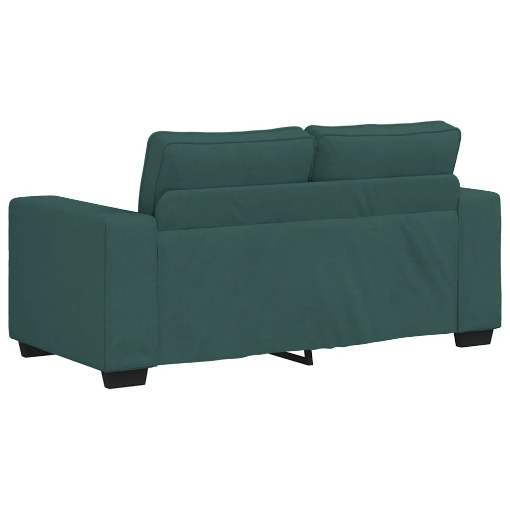 Divano a 2 Posti-Sofa 2 Posti Verde Scuro 120 cm in Tessuto 859432