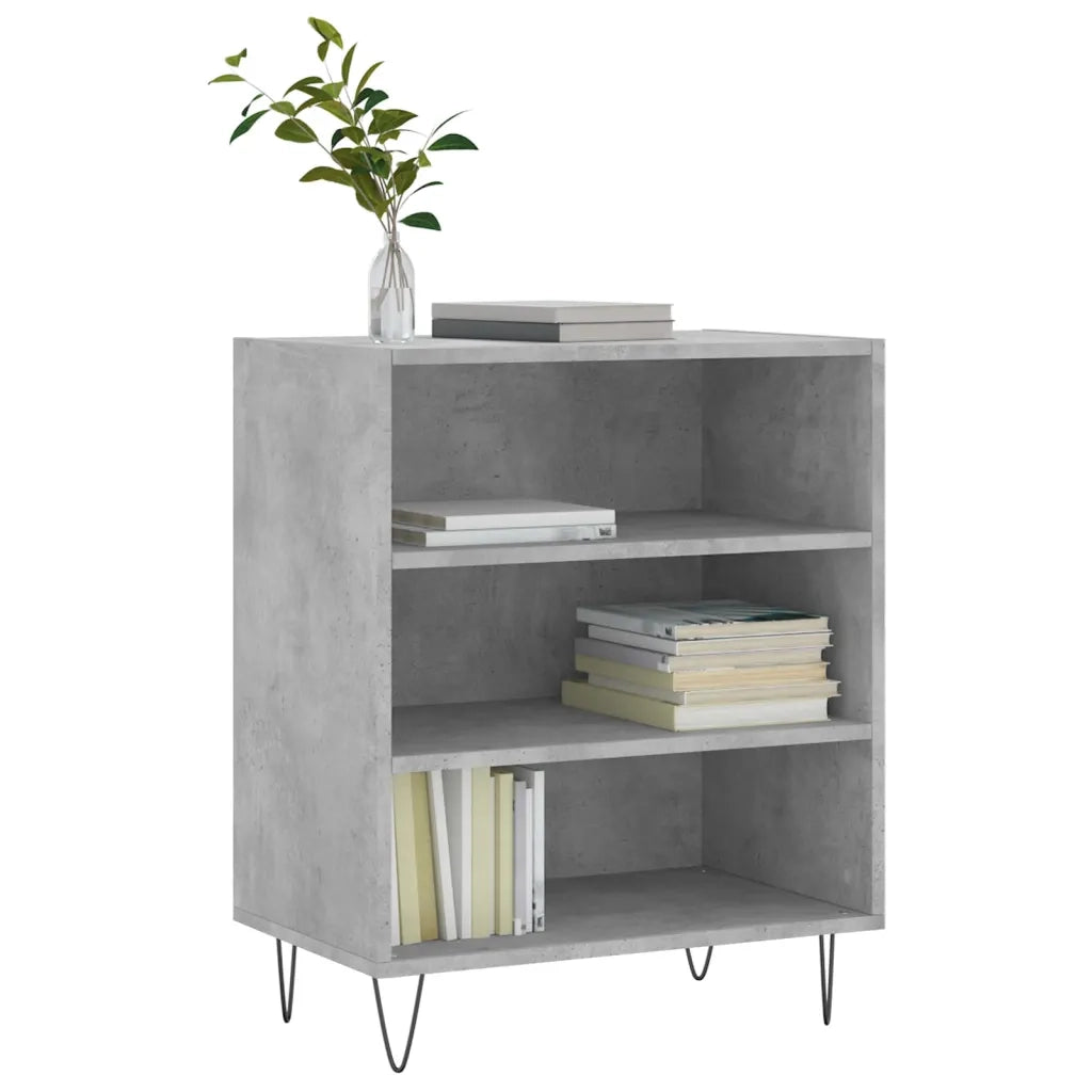 Credenza | Madia | Buffet da pranzo | Armadio da pranzo Grigio Cemento 57x35x70 cm in Legno Multistrato