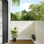 Paravento da Balcone Crema 120x800 cm 100% Poliestere Oxford 4000208