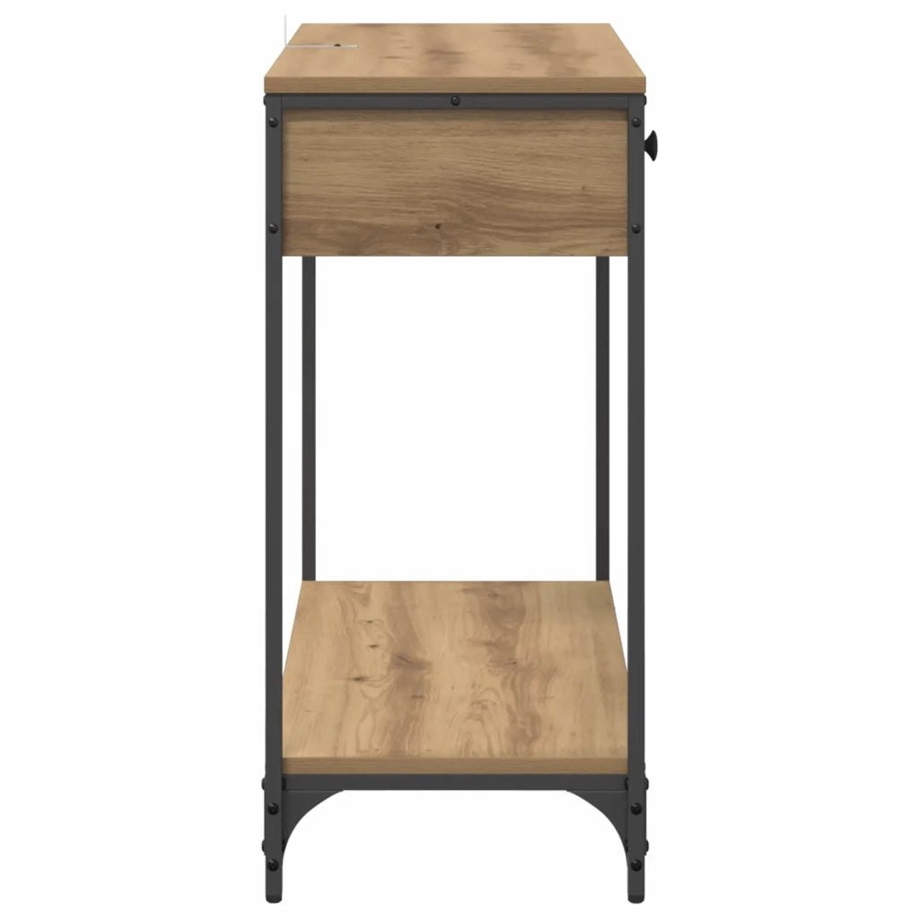 Tavolo consolle Rovere artigianale 75 x 34,5 x 75 cm