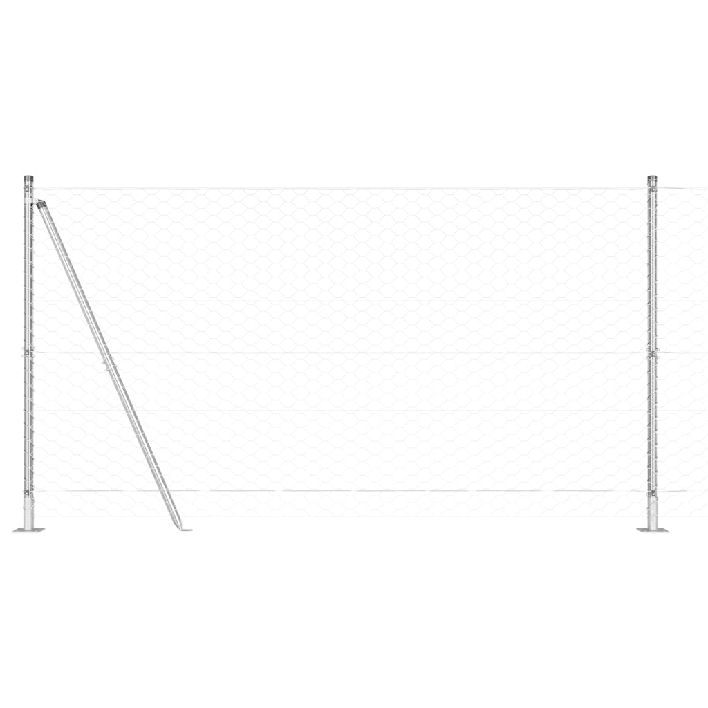 Recinzione Esagonale  1.2x50 m Acciaio Zincato