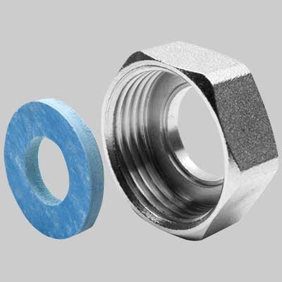 DADO RIDOTTO IN OTTONE PER TUBO CSST - Dn 15 -G 1'' Acqua/Gas - 1 confezioni - PSP