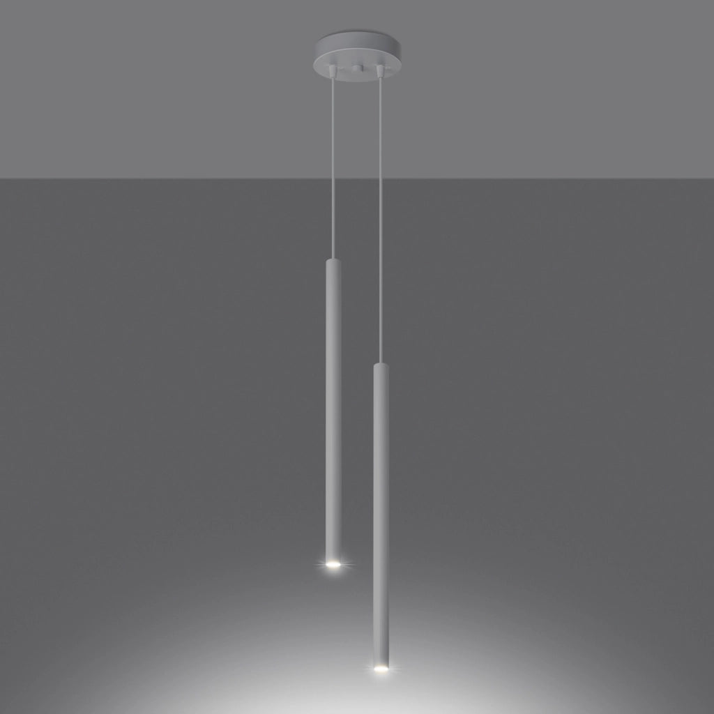 Lampada sospesa bianca 2 tubi 2xG9 Velino Pure Lume