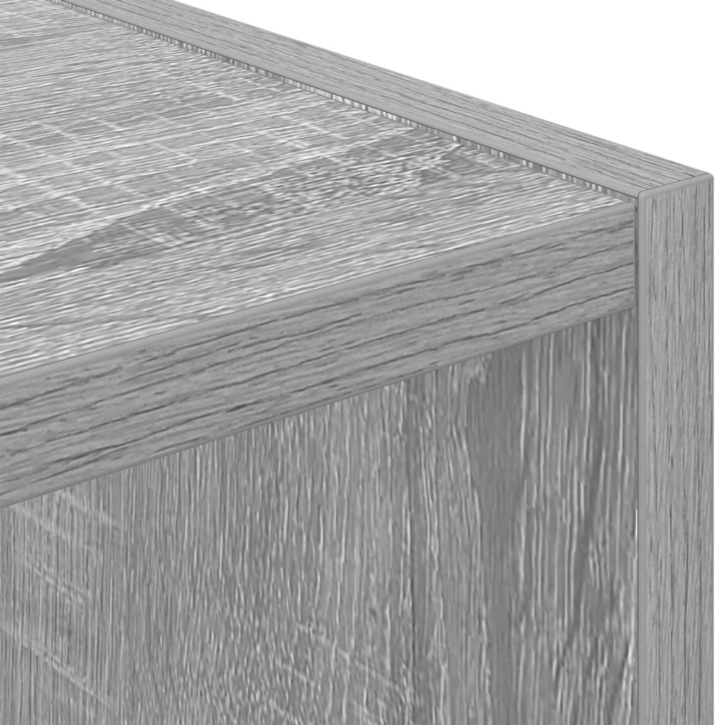Comodino Grigio Sonoma 25,5 x 22 x 49,5 cm Legno multistrato 8000606