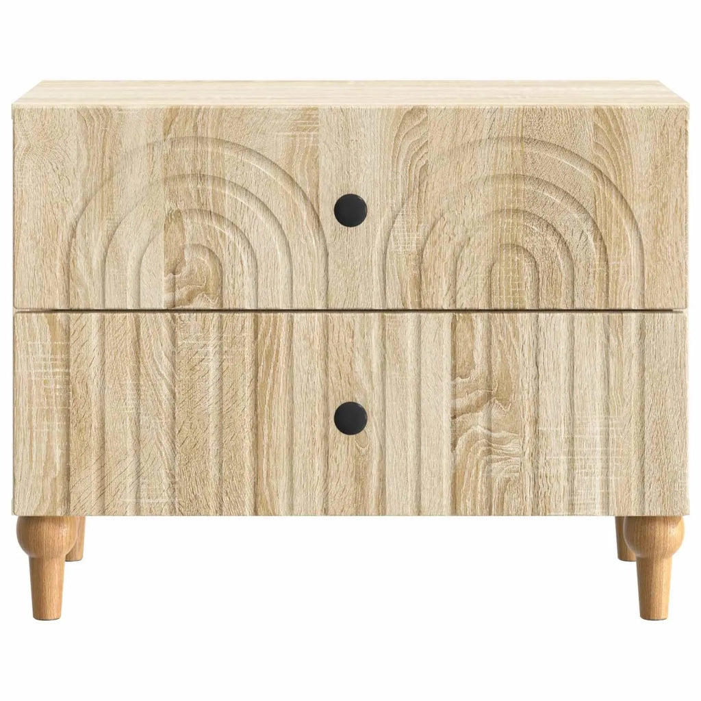 Armadio da Notte con cassetto Rovere Sonoma 62 x 34,5 x 48 cm 894087