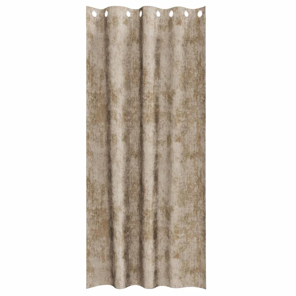 Tende in Velluto 2 pz Champagne 260 x 140 cm Velluto 4107677