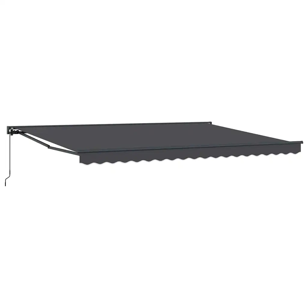 vidaXL Tenda Retrattile Antracite 450x300 cm Tessuto