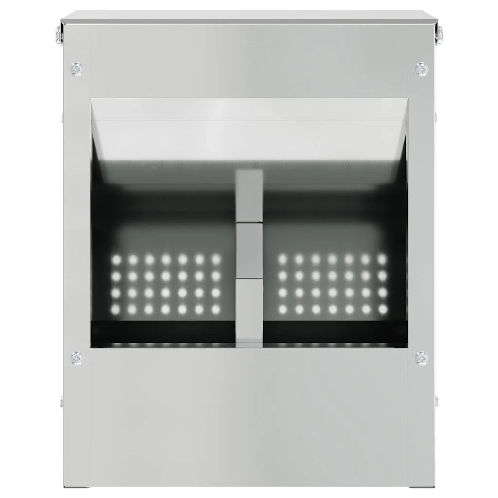 Mangiatore per conigli Argento 20 x 12,5 x 25 cm CFW7361167