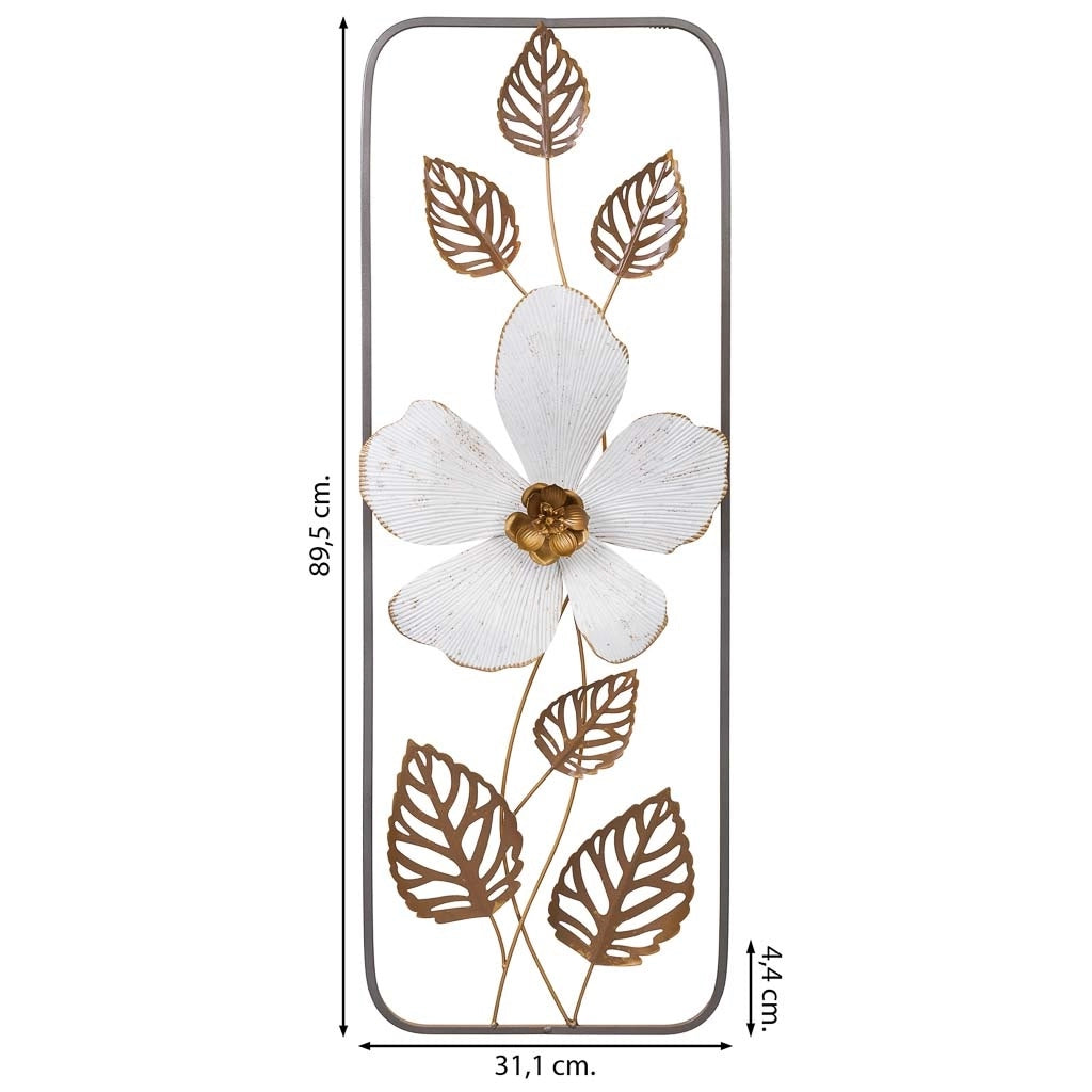 Carta da parati decorativa in metallo 31,1x89,5x4,4