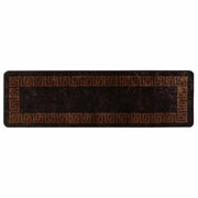 Runner in Moquette | Runner Tappeto MARSA Nero 100 x 300 cm Poliestere e PVC