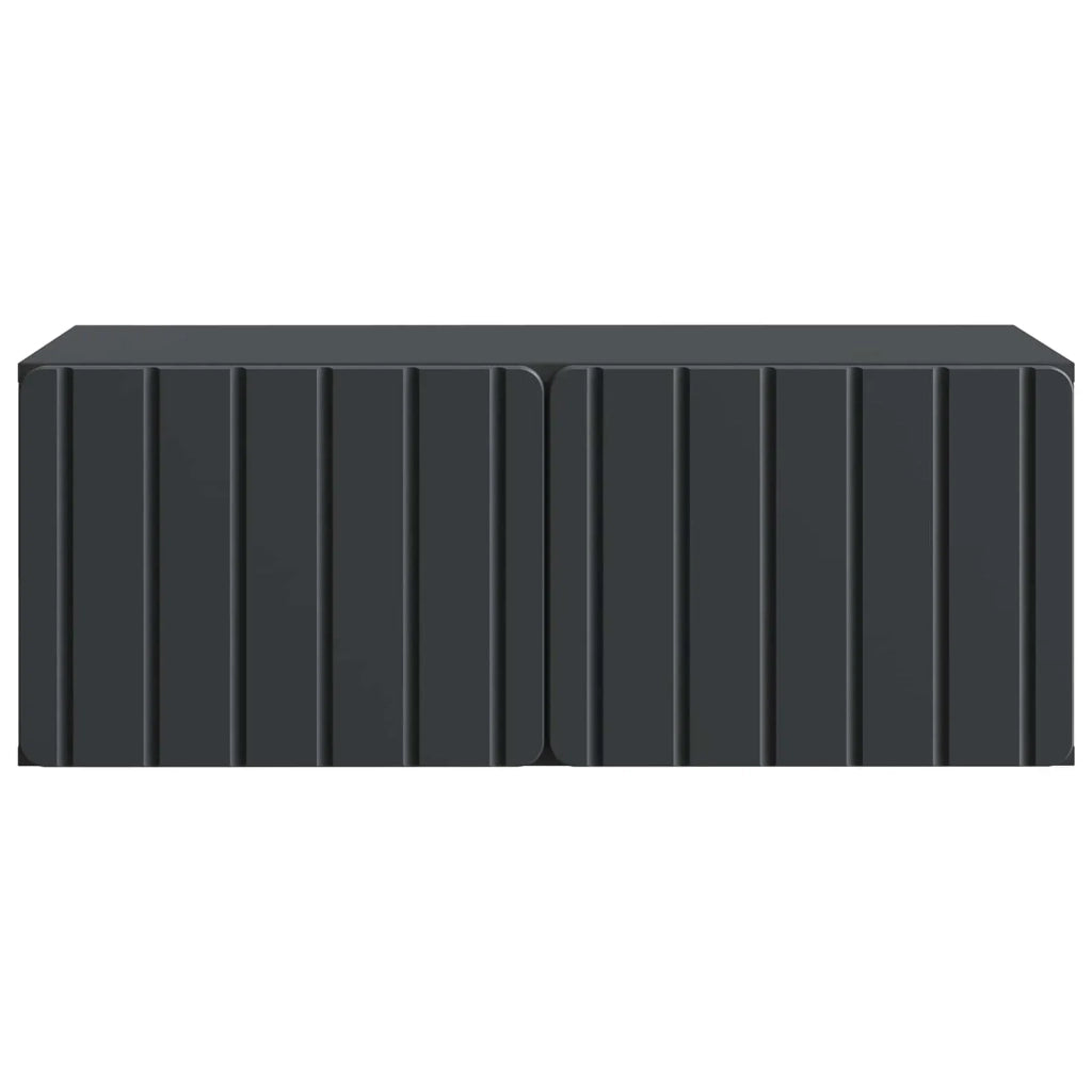 Mobile Porta TV da Muro Nero 78,5 x 41 x 30 cm 898346