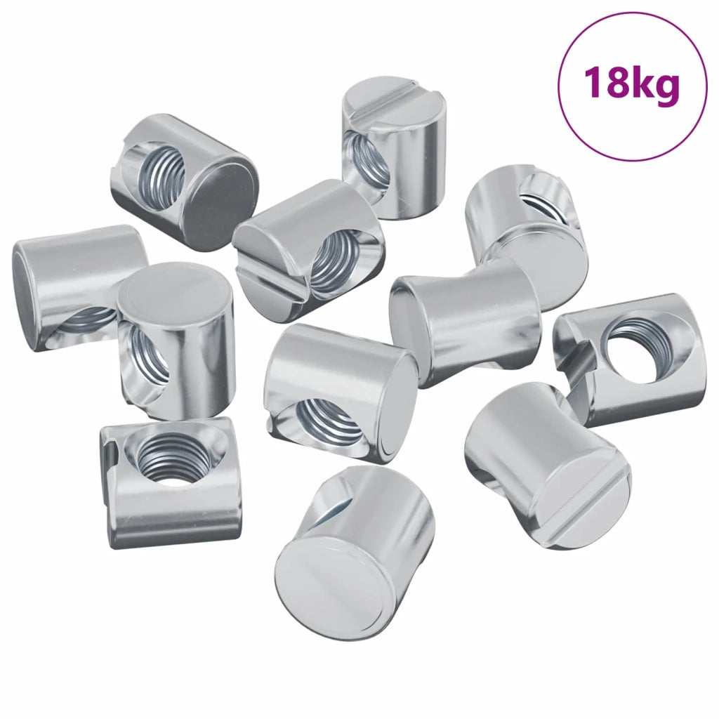 Dadi a tamburo 4500 pcs Argento M6 x 12 mm Metallo 864429