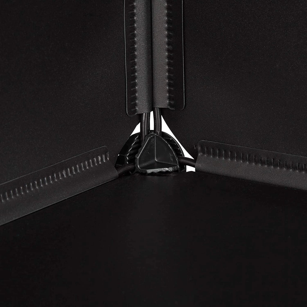 Scarpiera con 6 scomparti 126 cm plastica nera 13_0001636_2