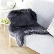 Tappeto in Faux Pelle di Cervo di Alta Qualità per Salotto e Camera da Letto, Bianco, Grigio, Nero