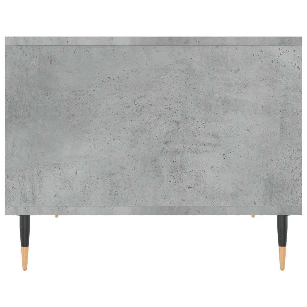 Tavolino da Salotto-Tavolino da soggiorno Grigio Cemento 60x50x40cm Legno Multistrato