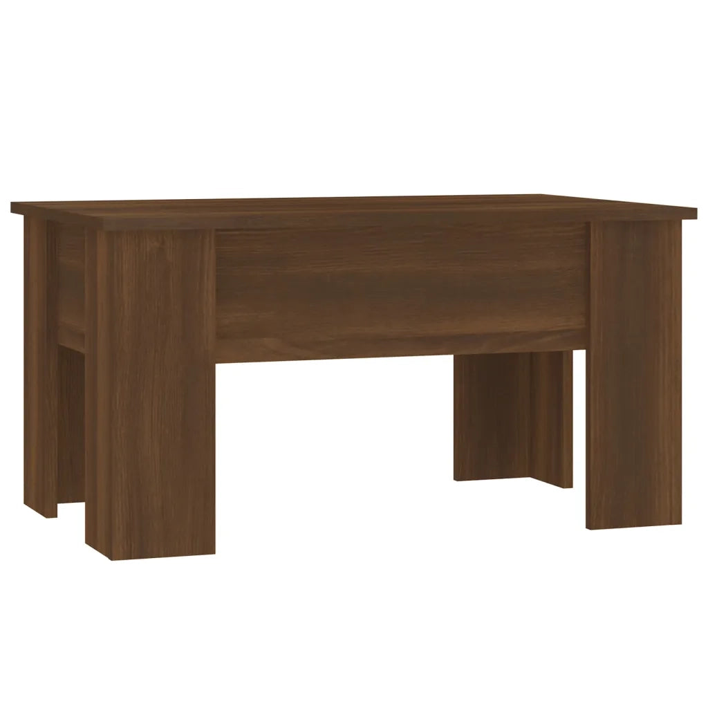 Tavolino da Salotto Rovere Marrone 79x49x41cm Legno Multistrato 819283