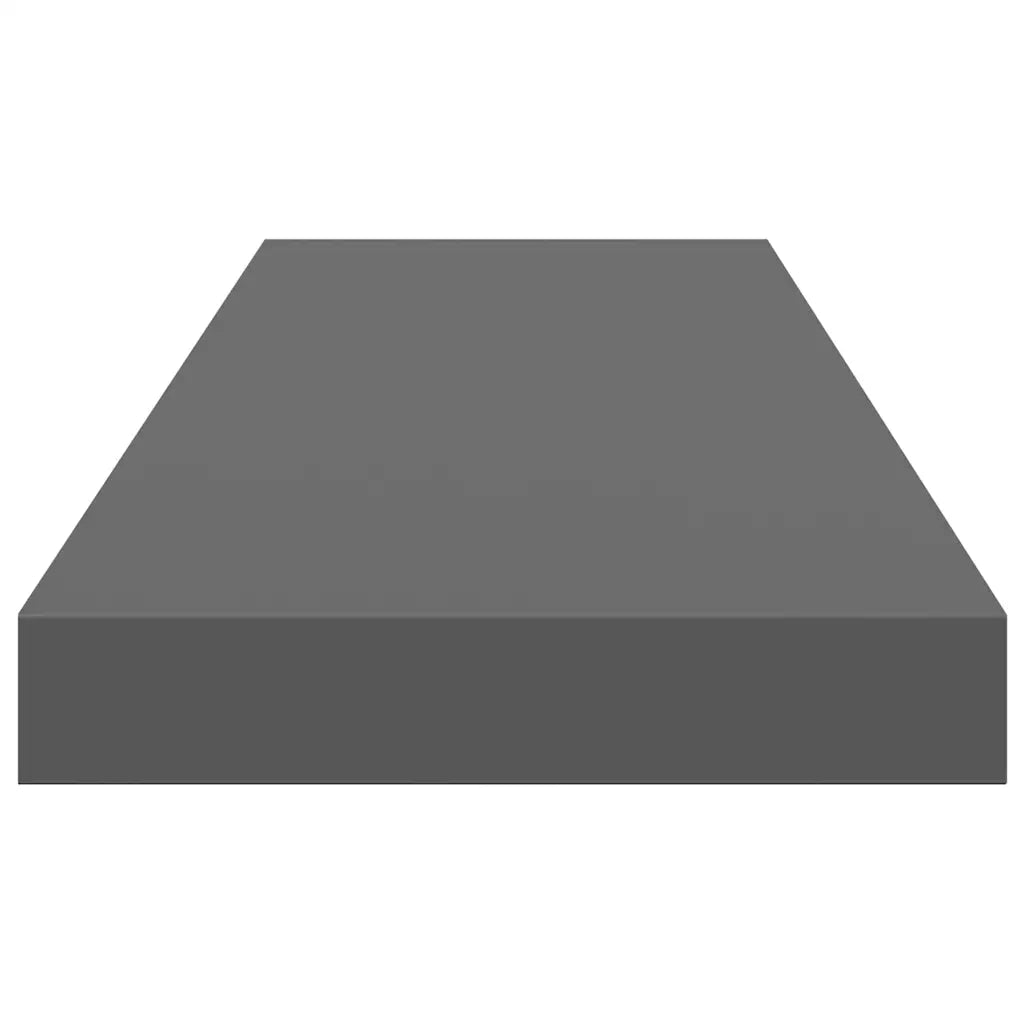 Scaffali a Parete 4 pz Grigio Lucido 80x23,5x3,8 cm in MDF cod mxl 32858