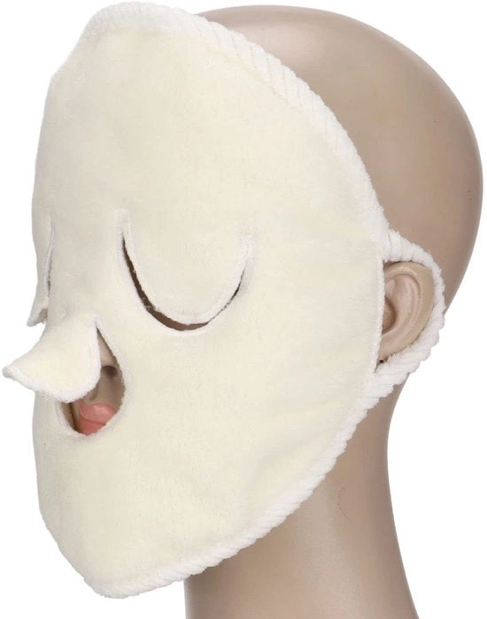 Maschera facciale riutilizzabile - Maschera per gli occhi - Maschera rilassante - Maschera rinfrescante - Maschera riscaldante per il viso - Formato portatile - Fazzoletto per il viso