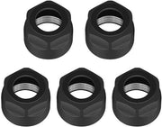Set di 5 spannmoi ER16A - Moi zeskant - Macchina da tornio CNC - Duraturo - Resistente alla ruggine - Liscio preciso - Moi a spinta