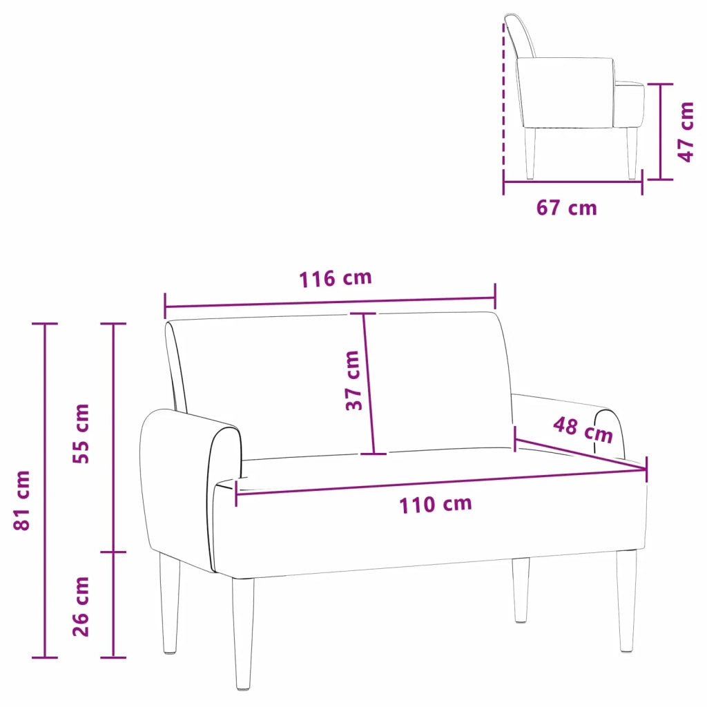 Loveseat con bottoni imbottiti Grigio Verde Chiaro 42041792