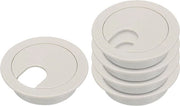 5 set di contenitori per cavi in plastica per la gestione dei cavi in ingresso casa 35 mm grigio - Gestione efficiente dei cavi