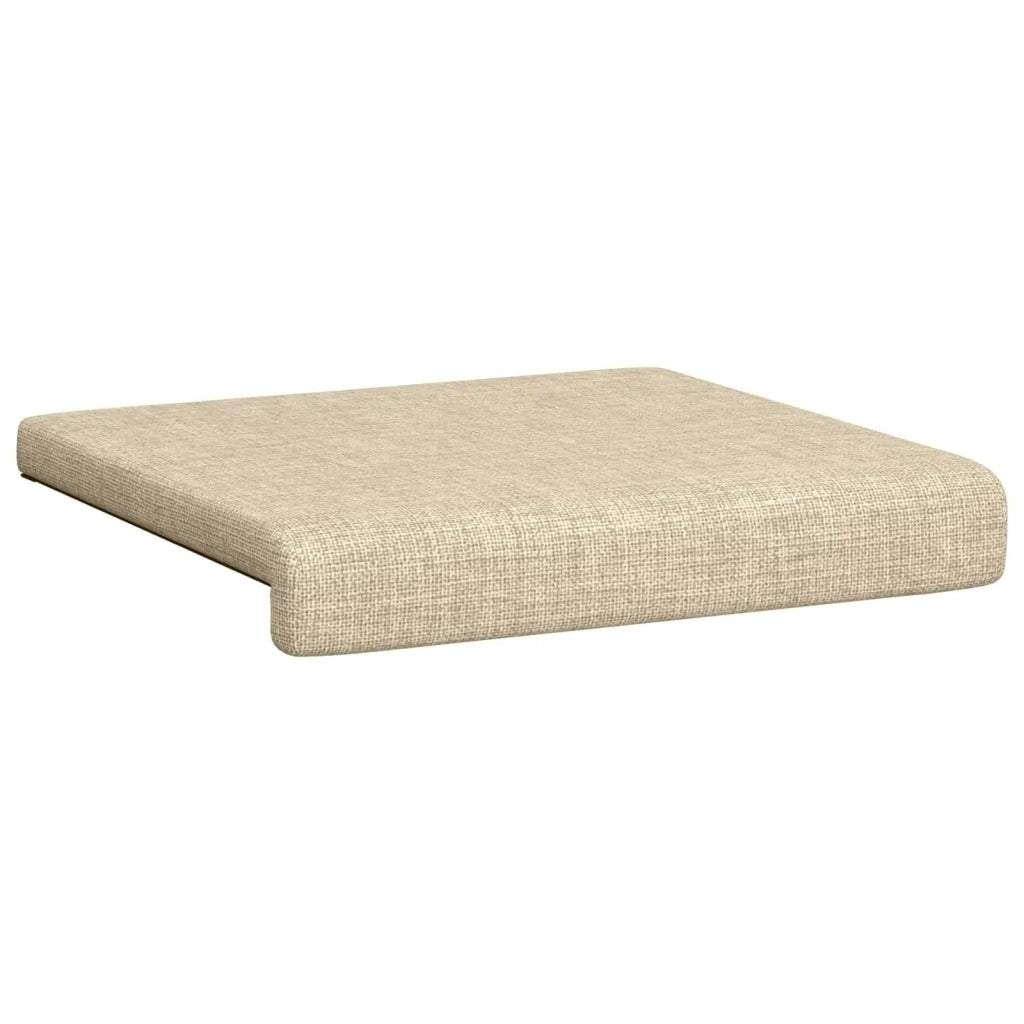 Cuscino per panchina 4 pcs Tessuto Crema Profondità 35 cm 42043092