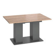 Vicco Tavolo da pranzo allungabile Antracite 90 x 140 cm