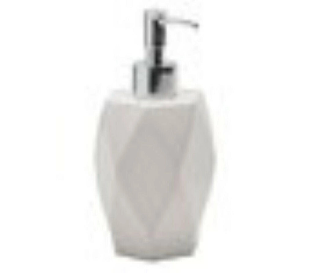 Dosasapone Dalia Bianco Pompetta Cromato Gedy - Gedy