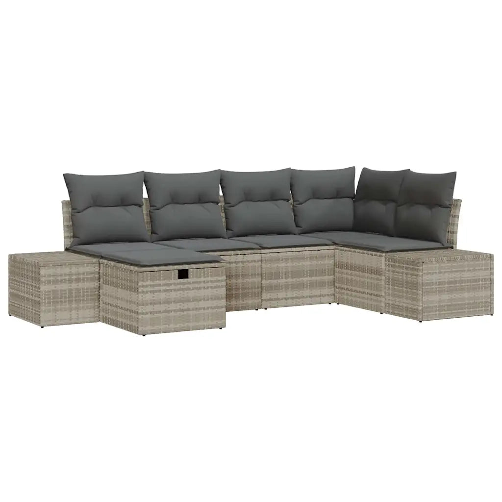 Set di divani con cuscino 7 pcs polyrattan