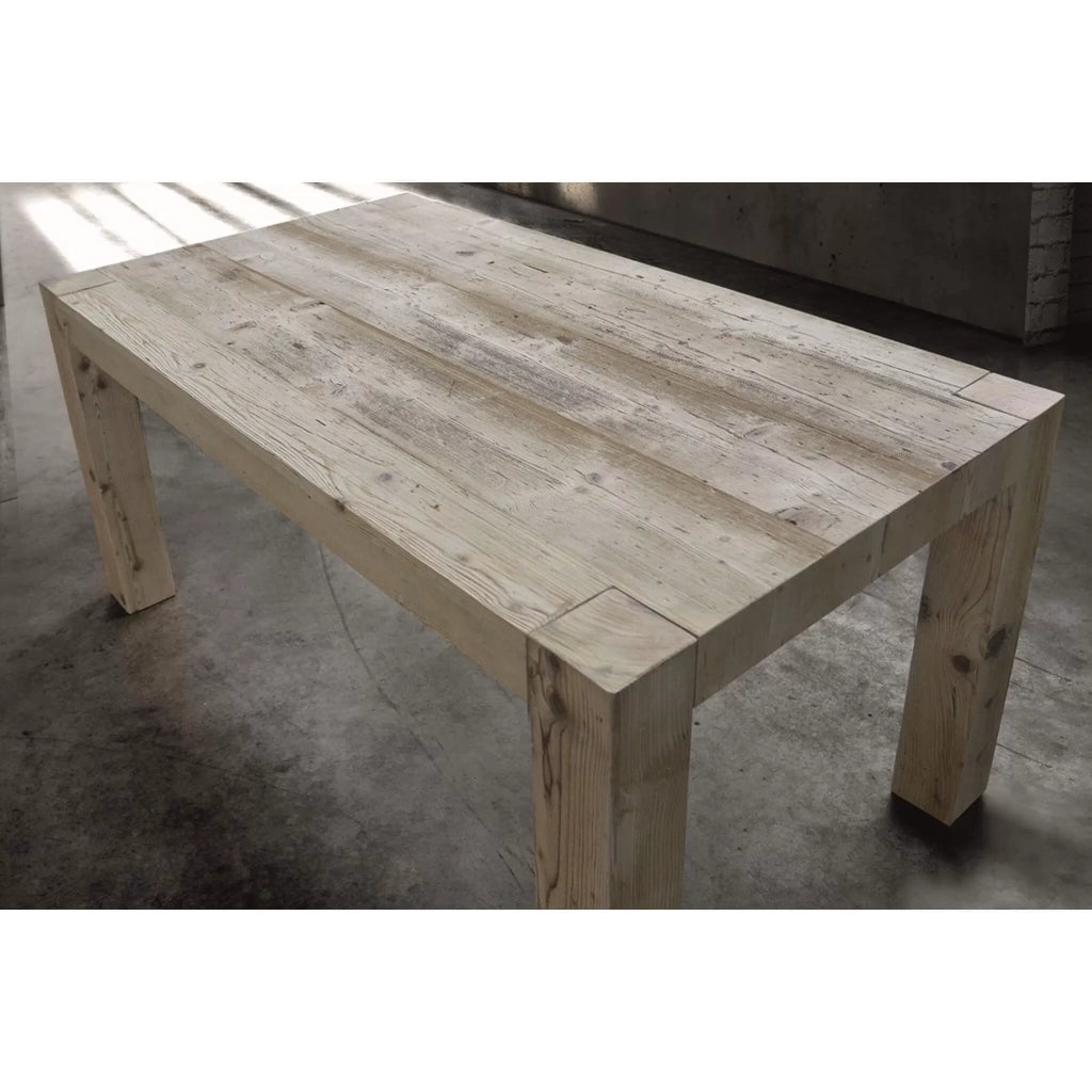 Tavolo rettangolare allungabile legno invecchiato 180x90 (788) - Mobili 2G