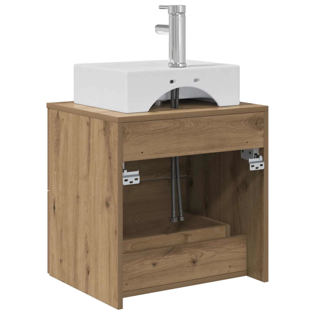 Mobile Lavabo da Parete Rovere Artigianale 49,5 x 41 x 62,5 cm 890285