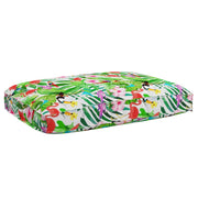 Cuscino per Pallet per Seduta Giungla Tropicale 120x80x12 cm Tessuto Oxford