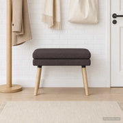 Panchina a doppio strato Marrone Scuro 60 x 40 x 46 cm Tessuto 42038421