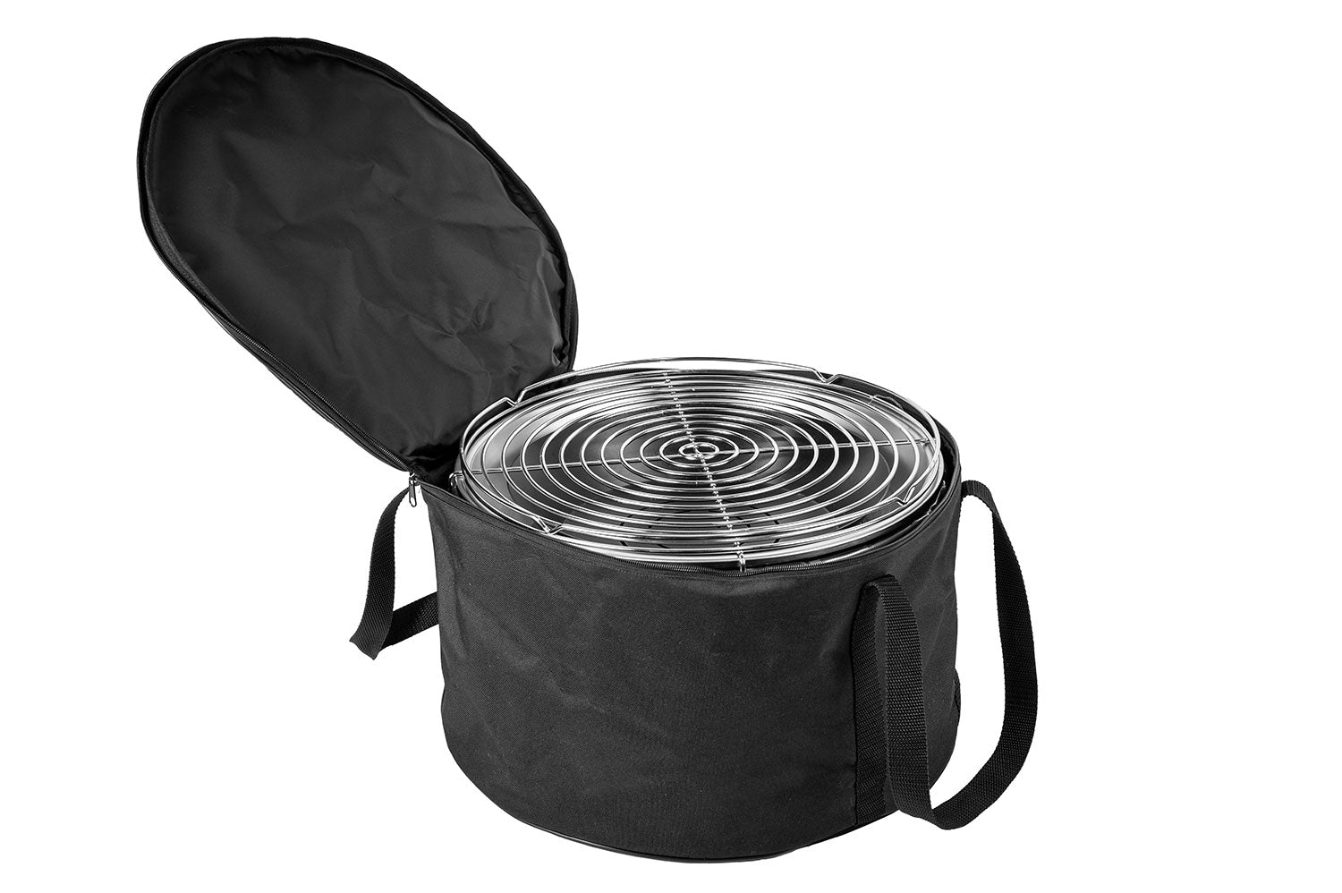 Barbecue a Carbonella Ø41x25 cm Smile in Acciaio Verde